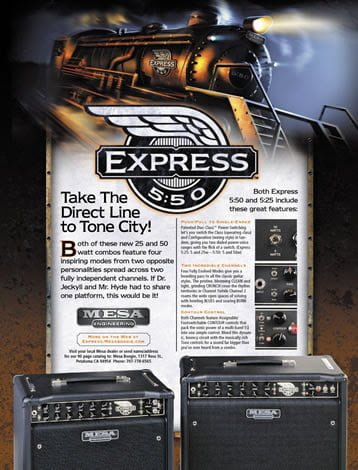 Guitar Amplifier Manufacturer Trade Ad