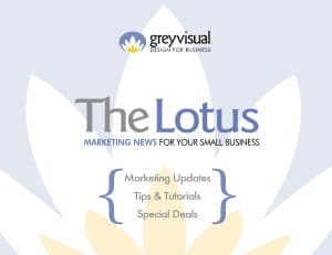 The Lotus - Grey Visual's Marketing and Security Newsletter Masthead